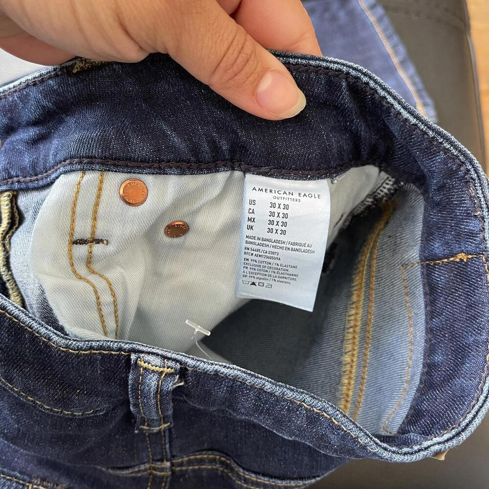 Mens jeans size 30x30 American Eagle Next Level Flex stretch Skinny - Picture 9 of 9